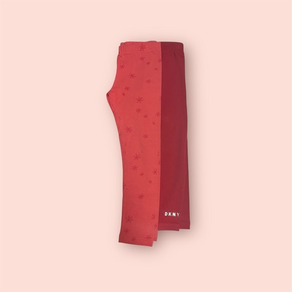 NWT Lot of 2 Girl Leggings Red Sz 6 / 6x
